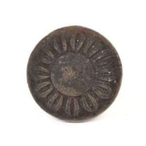 Πόμολο σιδερένιο χρώμα σκουριάς vintage(3,5cm7cm-4mm)